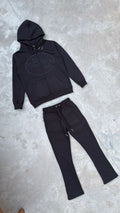 Hustlers Club Signature Embossed Sweatsuit