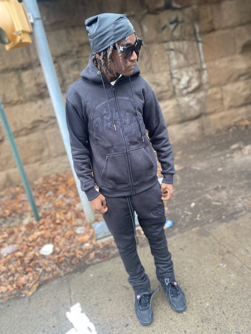 Hustlers Club Signature Embossed Sweatsuit