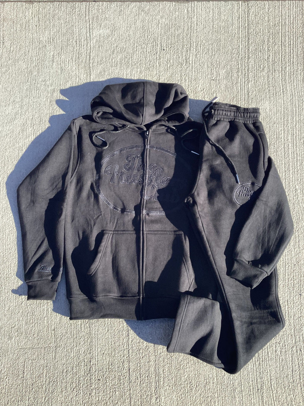 Hustlers Club Signature Embossed Sweatsuit