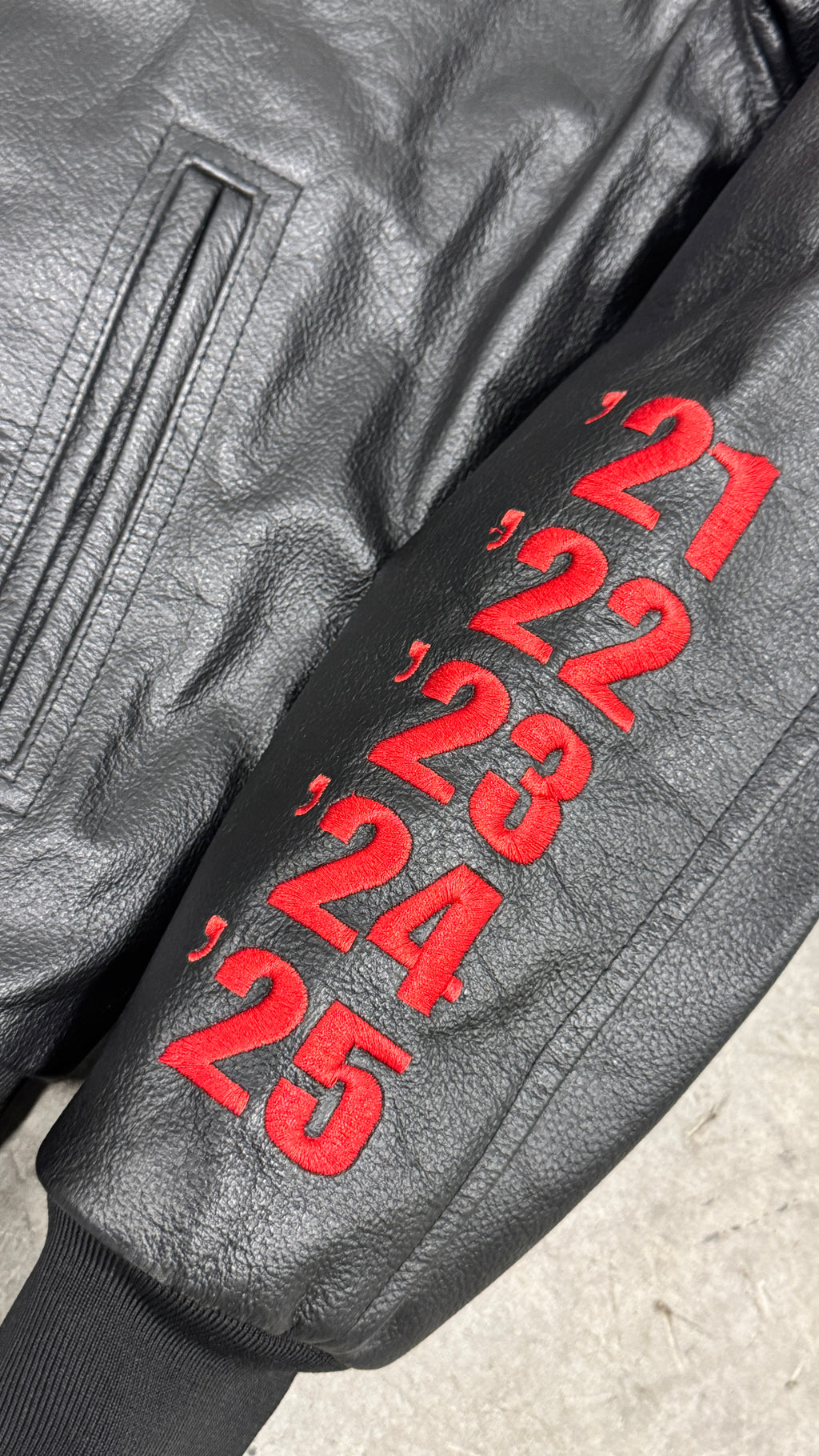 Hustlers Club Worldwide Leather Jacket